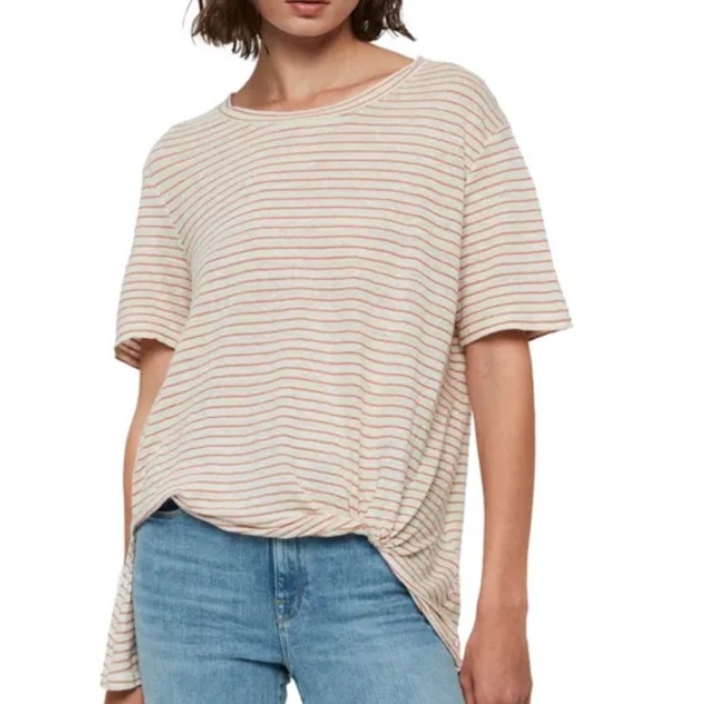 All Saints Wilma Stripe Tee L